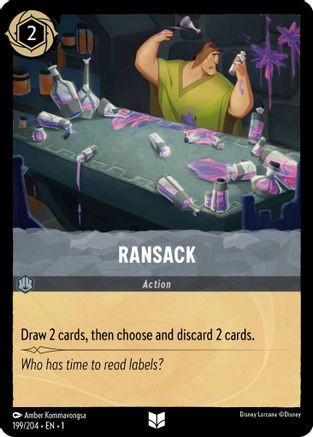 Ransack (199/204) Cold Foil - Disney Lorcana card