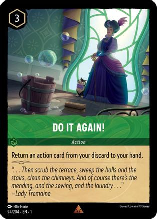 Do It Again! (94/204) Cold Foil - Disney Lorcana card