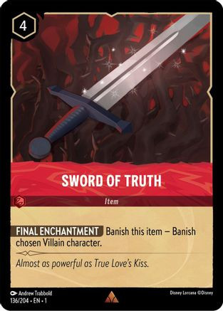 Sword of Truth (136/204) - Disney Lorcana card