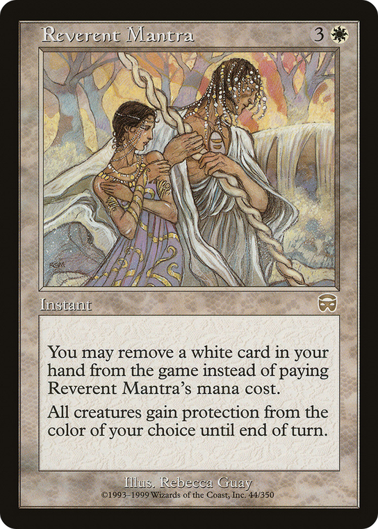 恭しきマントラ Reverent Mantra 英語 Foil MMQ MTG Reverent Mantra (Foil) [MMQ-0044F] - Forge and Fire Gaming