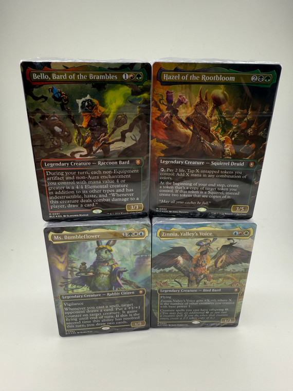 Bloomburrow Commander - Set of 4 Decks - Minimal Packaging