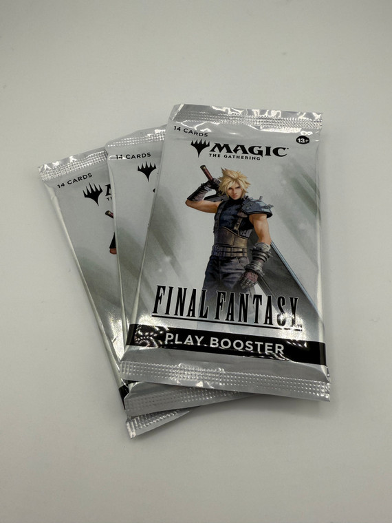 Three Piece - 3x Final Fantasy Play Booster Packs