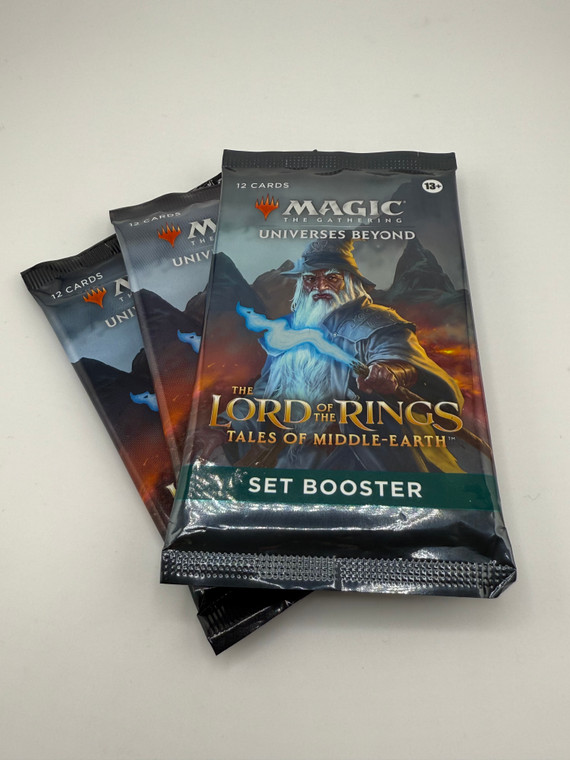 Three Piece - 3x Lord of the Rings Set Booster Packs