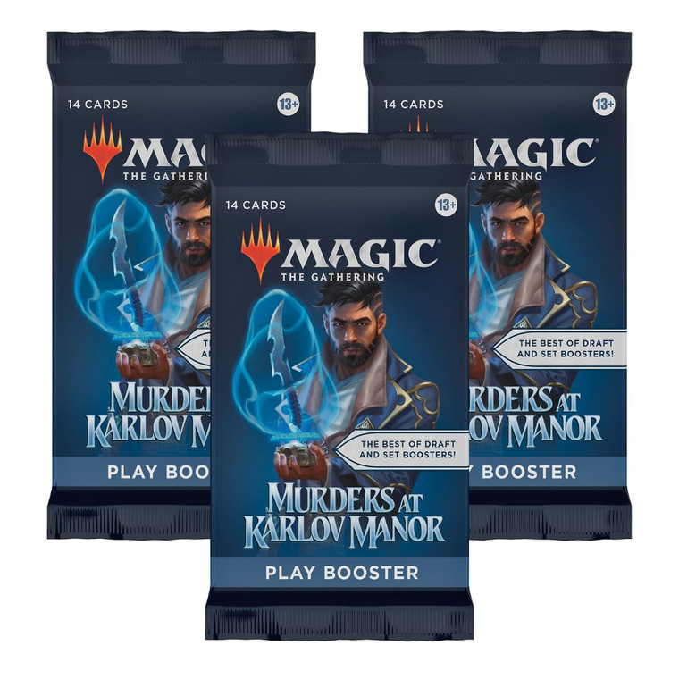 Murders at Karlov Manor - Play Booster Packs (3-Pack) - Magic: The Gathering