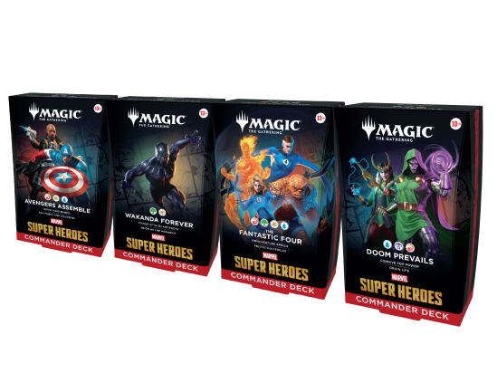 Marvel Super Heroes - Commander Decks (Set of 4) - Magic: The Gathering