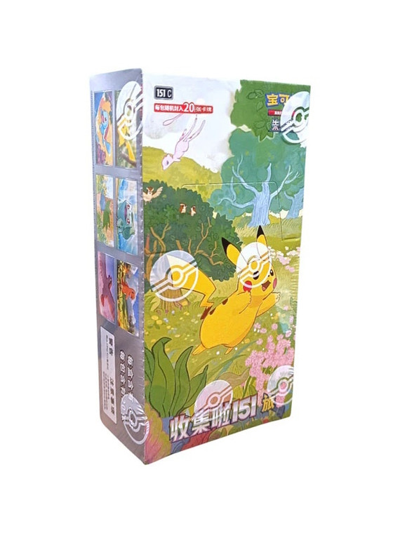 Pokemon TCG Chinese Collect 151: Journey Booster Box (Jumbo)