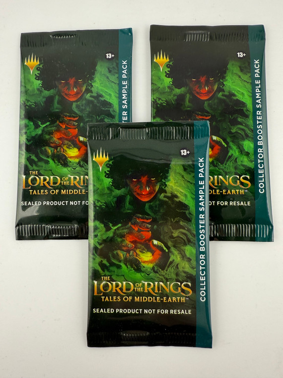 3x Lord of the Rings Collector Booster SAMPLE Pack