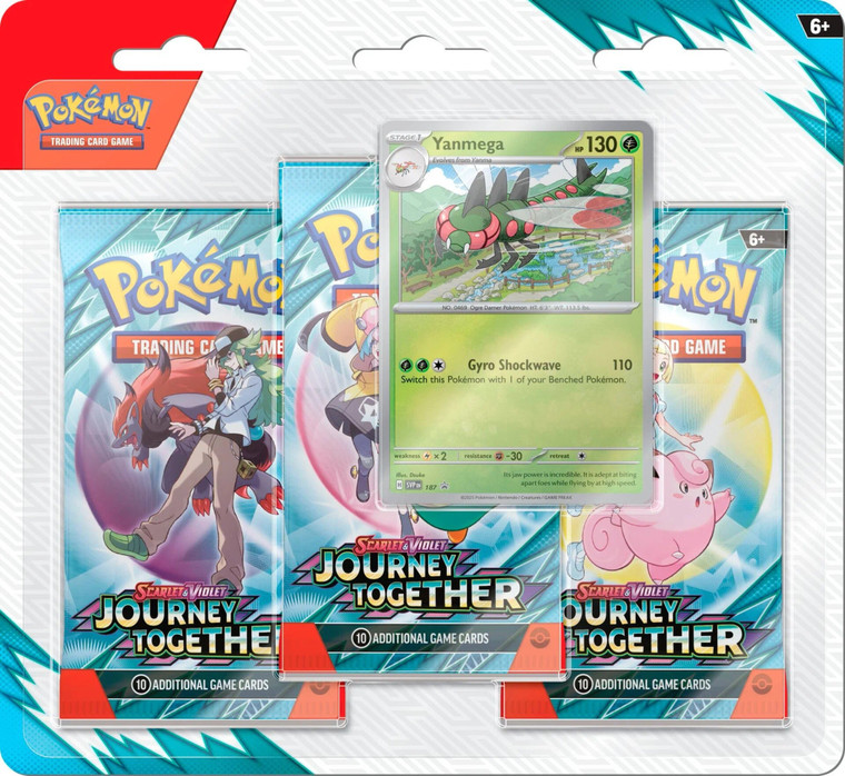 Journey Together - 3-Pack Blister Yanmega - Pokémon TCG