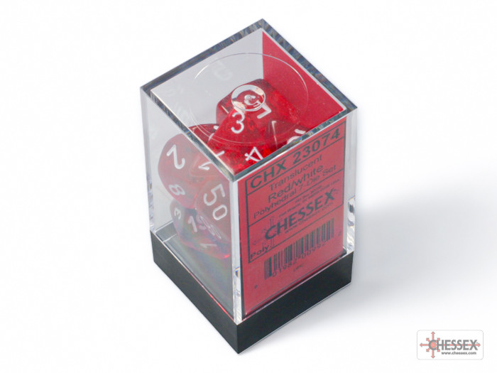 ChessEX: Polyhedral 7-die set (Random Color)
