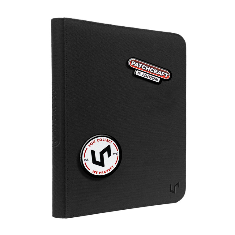 Ultra Pro - Zippered 9-Pocket Binder Patchcraft Black