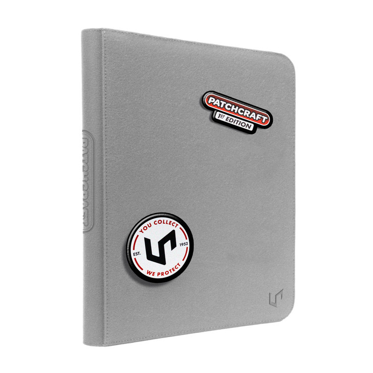 Ultra Pro - Zippered 9-Pocket Binder Patchcraft Grey