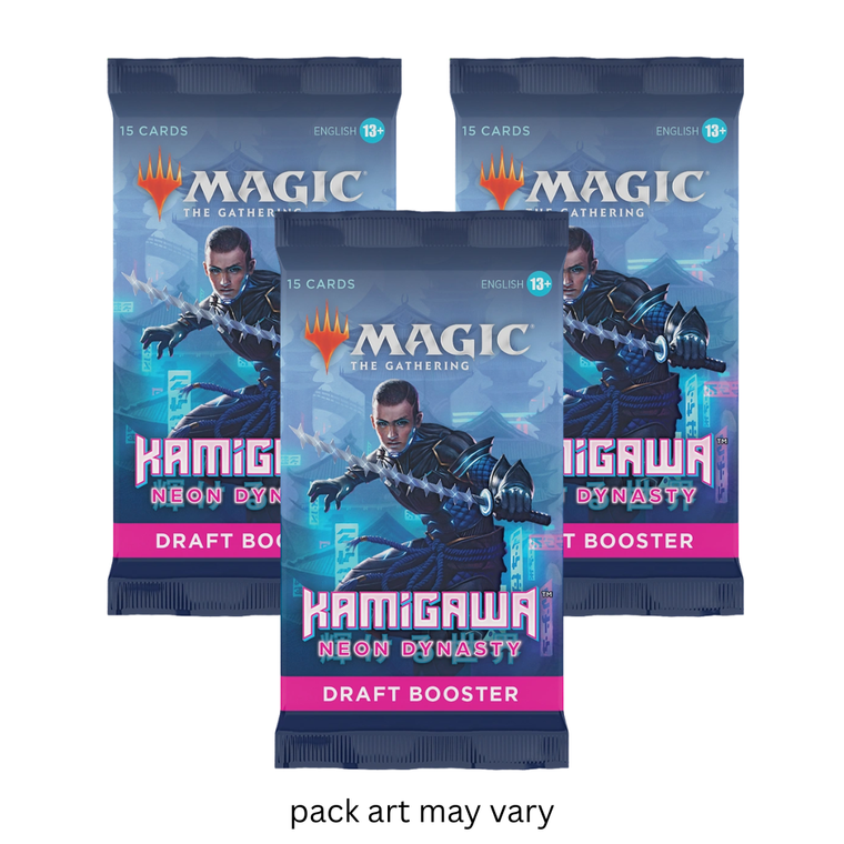 Kamigawa: Neon Dynasty - Draft Booster Packs (3-Pack) - Magic: The Gathering