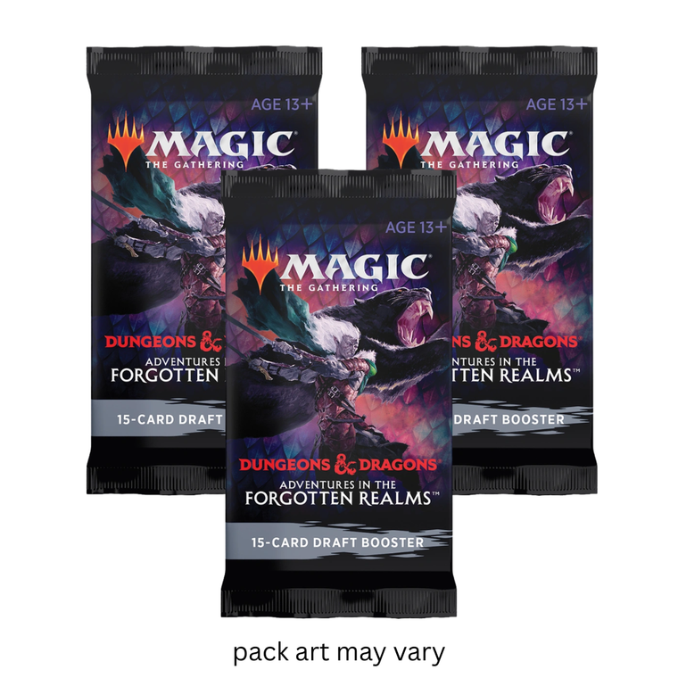 Adventures in the Forgotten Realms - Draft Booster Packs (3-Pack) - Magic: The Gathering