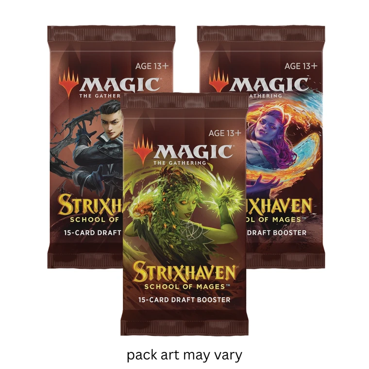 Strixhaven: School of Mages - Draft Booster Packs (3-Pack) - Magic: The Gathering