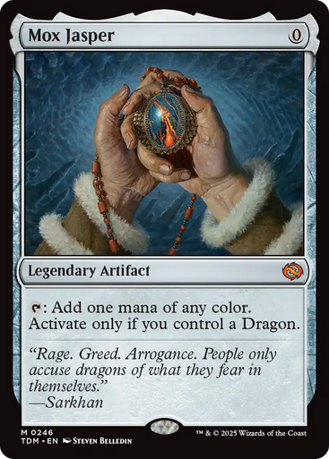 Mox Jasper (Foil) [TDM-0246F] - Forge and Fire Gaming