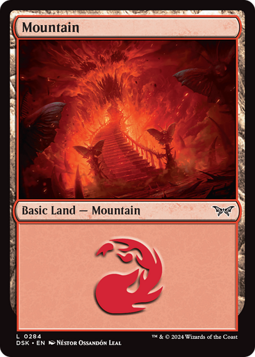 Mountain (Foil) [DSK-0284F] - Forge and Fire Gaming