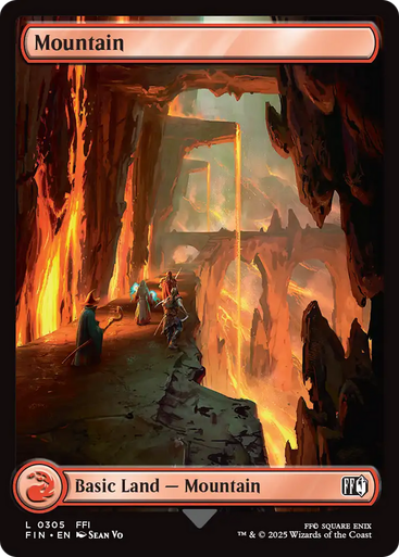 Mountain (0305) (Foil) [FIN-0305F] - Forge and Fire Gaming