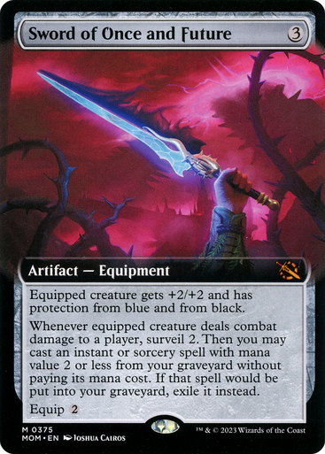 Sword of Once and Future ( Extended Art)(Foil) [MOM-0375F] - Forge