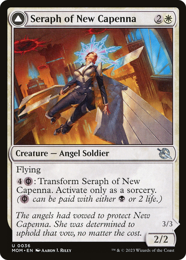 Seraph of New Capenna // Seraph of New Phyrexia (Foil) [MOM-0036F