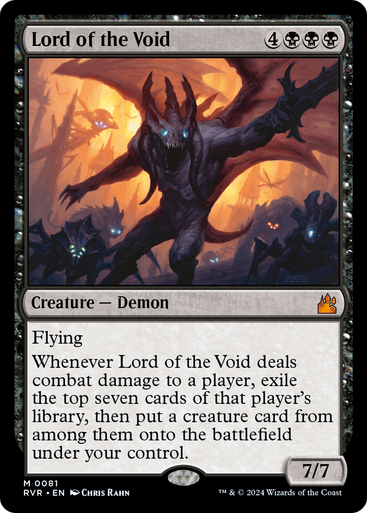 Lord of the Void (Foil) [RVR-0081F] - Forge and Fire Gaming