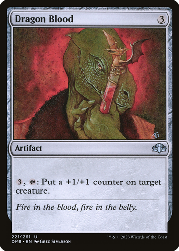 Dragon Blood (Foil) [DMR-0221F] - Forge and Fire Gaming