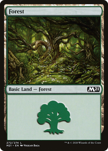 Forest (Foil) [M21-0272F] - Forge and Fire Gaming