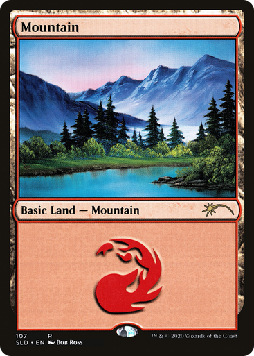 Mountain (Foil) [SLD-0107F] - Forge and Fire Gaming