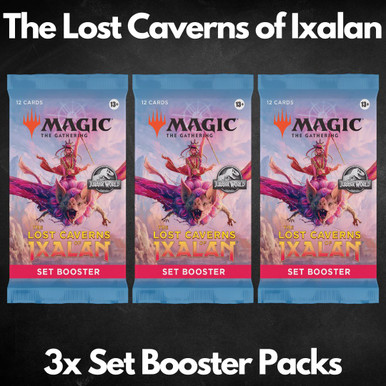 Three Piece - 3x Lost Caverns of Ixalan SET Boosters