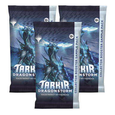 3x Tarkir Dragonstorm Collector Booster SAMPLE Packs 3x Tarkir Dragonstorm Collector Booster SAMPLE Packs