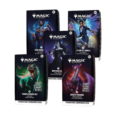 does mtg foundations have commander decks Magic: The Gathering | - Calling All Angels It also features a simple guide that explains the rules and mechanics of Magic step by step Foundations - Commander Deck (Set