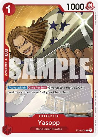 Yasopp (ST23-005) - Starter Deck 23: RED Shanks - Forge and Fire