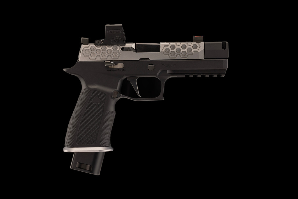 Tactical 140mm Magazine Extension for Sig Sauer P320 9mm Tan