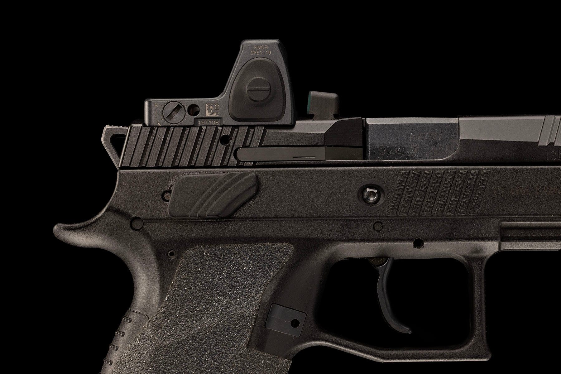 Optic Milling With Dovetail Front of Optic For CZ P09/P07