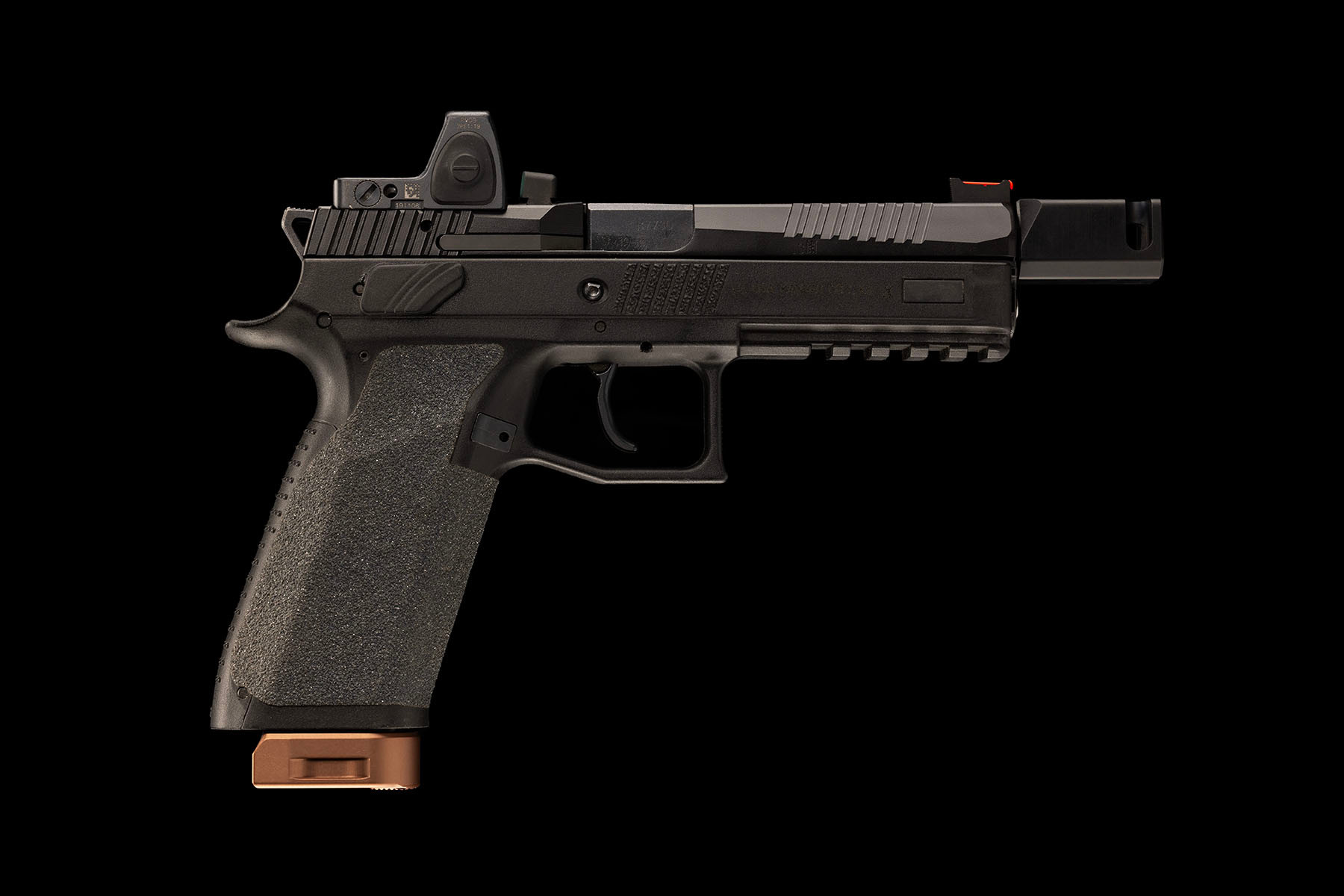 Optic Milling With Dovetail Front of Optic For CZ P09/P07