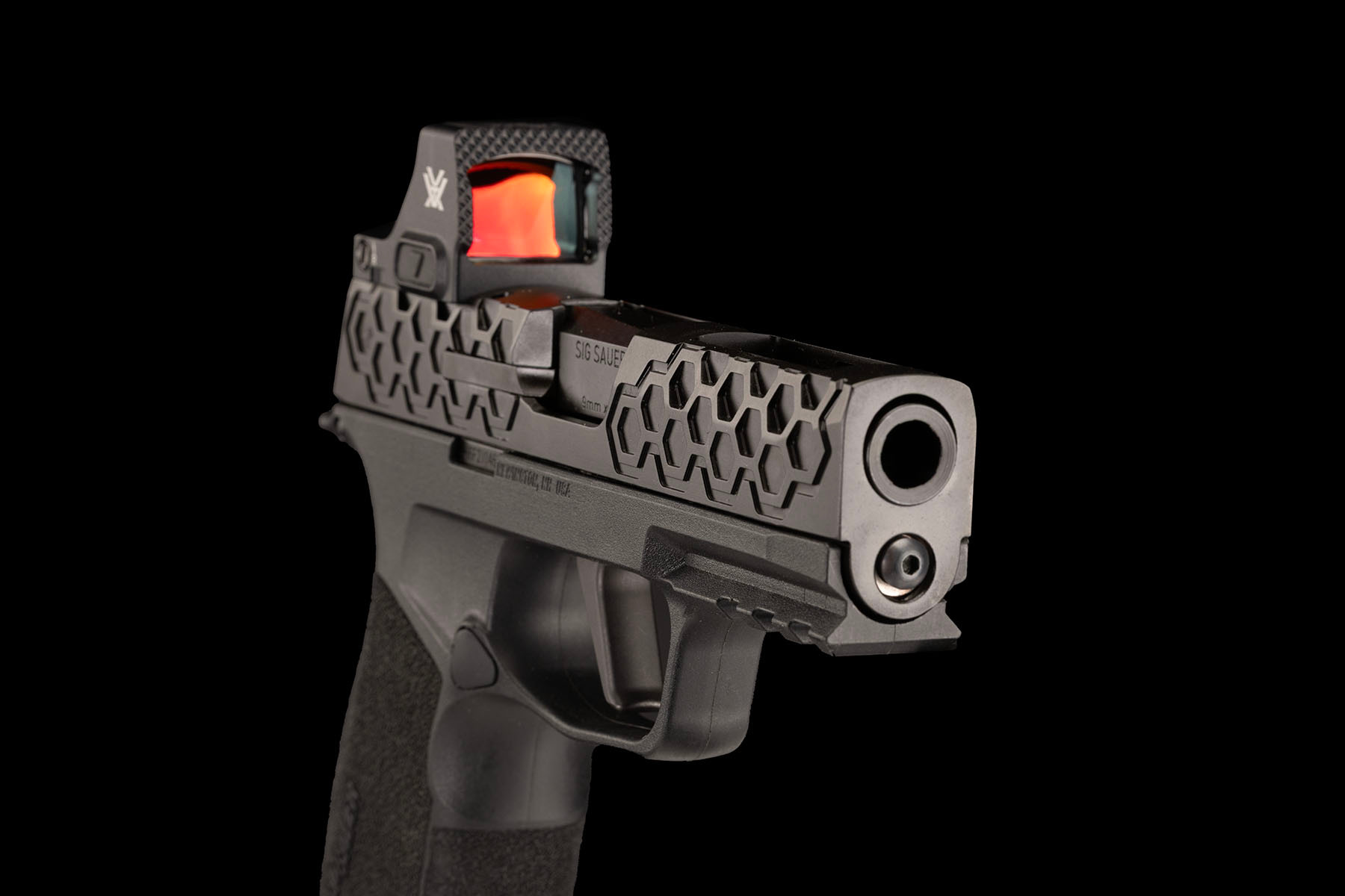 P365 XL Complete Hex Slide Kit - Vortex Defender CCW - Crowned barrel