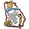 Georgia Information State Magnet, Collectible Souvenir Made in the USA