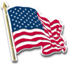 American Flag Magnet (Waving) , Collectible Souvenirs Made in the USA