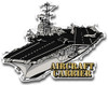 U.S. Aircraft Carrier Magnet , Collectible Souvenirs Made in the USA