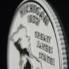 Georgia State Quarter Magnet , Collectible Souvenirs Made in the USA