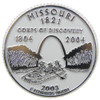 Missouri State Quarter Magnet , Collectible Souvenirs Made in the USA
