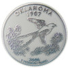 Oklahoma State Quarter Magnet , Collectible Souvenirs Made in the USA