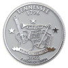 Tennessee State Quarter Magnet , Collectible Souvenirs Made in the USA