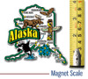 Alaska Jumbo State Magnet , Collectible Souvenirs Made in the USA