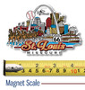 St. Louis, Missouri City Magnet, Collectible Souvenirs Made in the USA