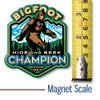 Bigfoot Hide & Seek Champion Magnet by Classic Magnets, Novelty Series, Collectible Souvenirs Made in the USA