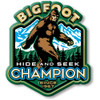 Bigfoot Hide & Seek Champion Magnet by Classic Magnets, Novelty Series, Collectible Souvenirs Made in the USA