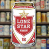 Lone Star Beer Can Magnet by Classic Magnets, Collectible Gifts Made in the USA, 2.0" x 3.8"