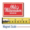 Old Milwaukee Beer Logo Magnet by Classic Magnets, Collectible Gifts Made in the USA, 3.0" x 2"