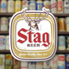 Stag Beer Logo Magnet by Classic Magnets, Collectible Gifts Made in the USA, 2.5" x 2.8"