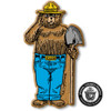 Smokey Bear Salute Magnet by Classic Magnets, Collectible Souvenirs Made in the USA